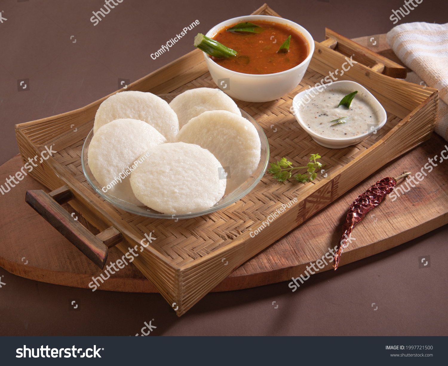 Fresh South Indian Idli Sambar Stock Photo 1997721500 | Shutterstock