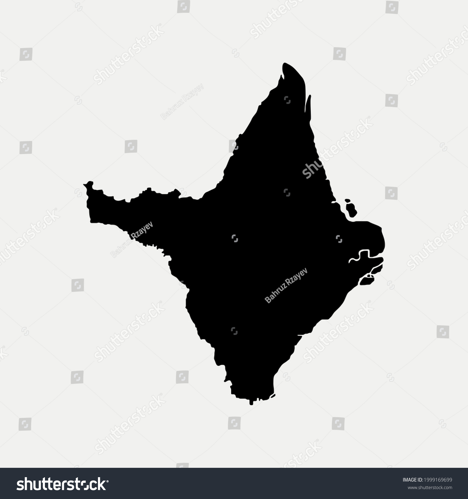 Map Amapa Bolivia Outline Silhouette Vector Stock Vector (Royalty Free ...