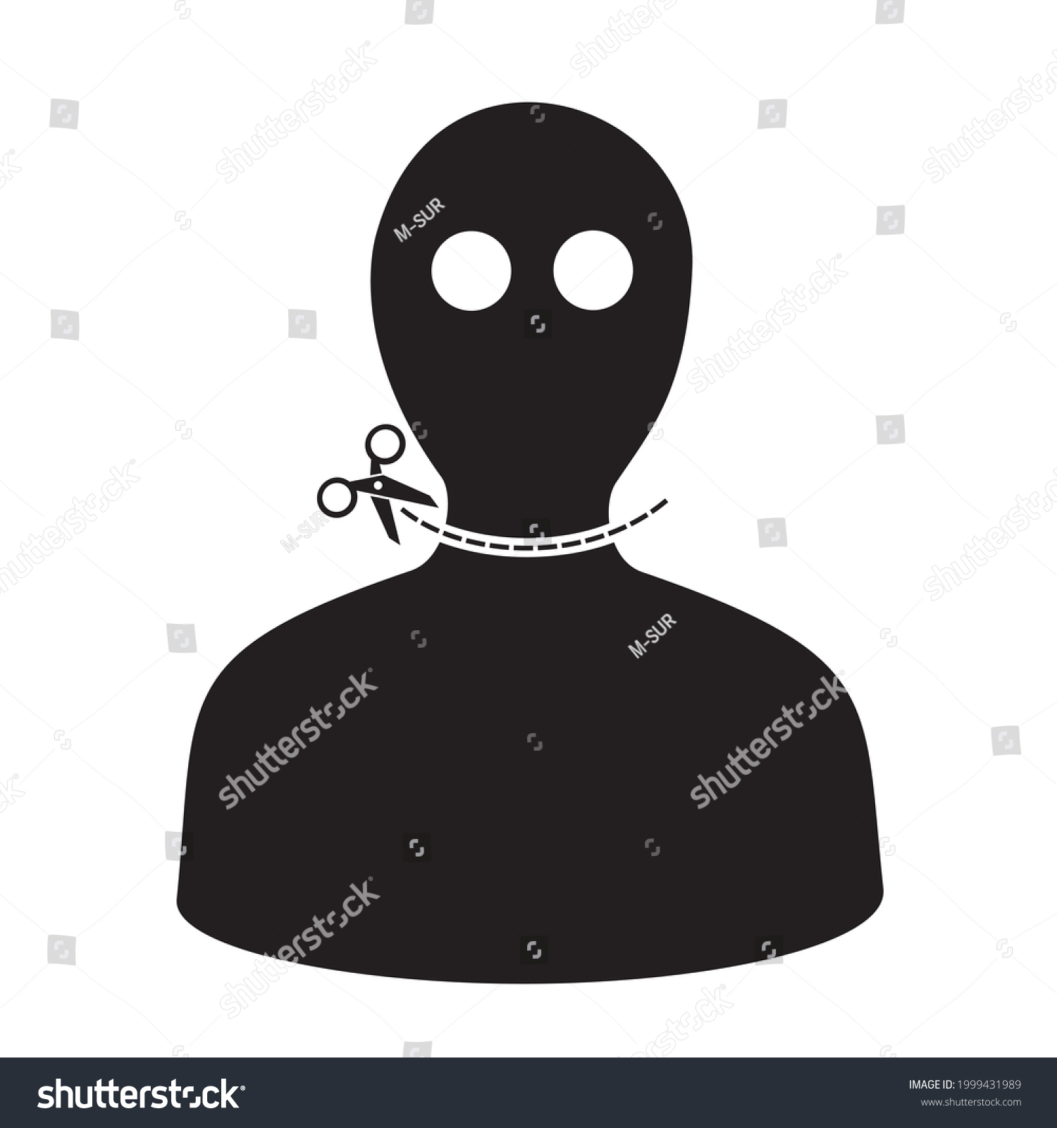 Beheading Decapitation Cut Off Head By Stock Vector (Royalty Free ...