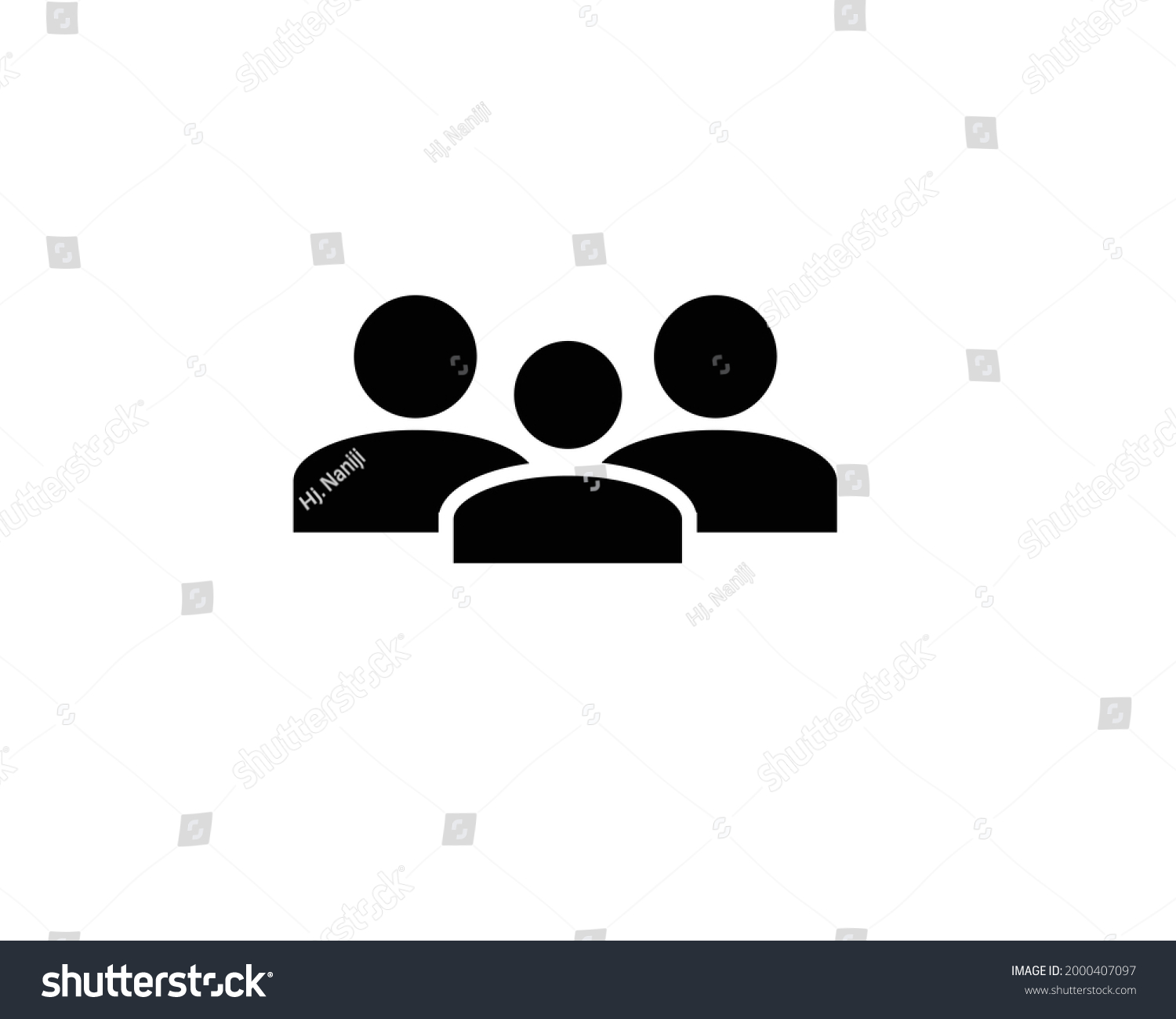 Group Logo Vector Group Icon Business Stock Vector (Royalty Free ...