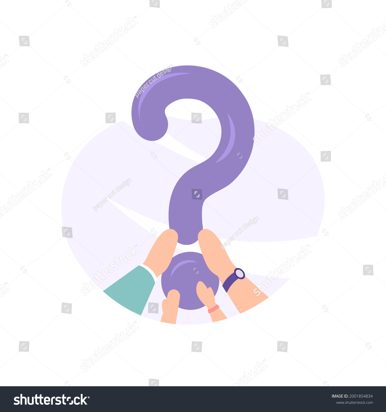 Concept Frequently Asked Questions Faq Illustration Stock Vector ...