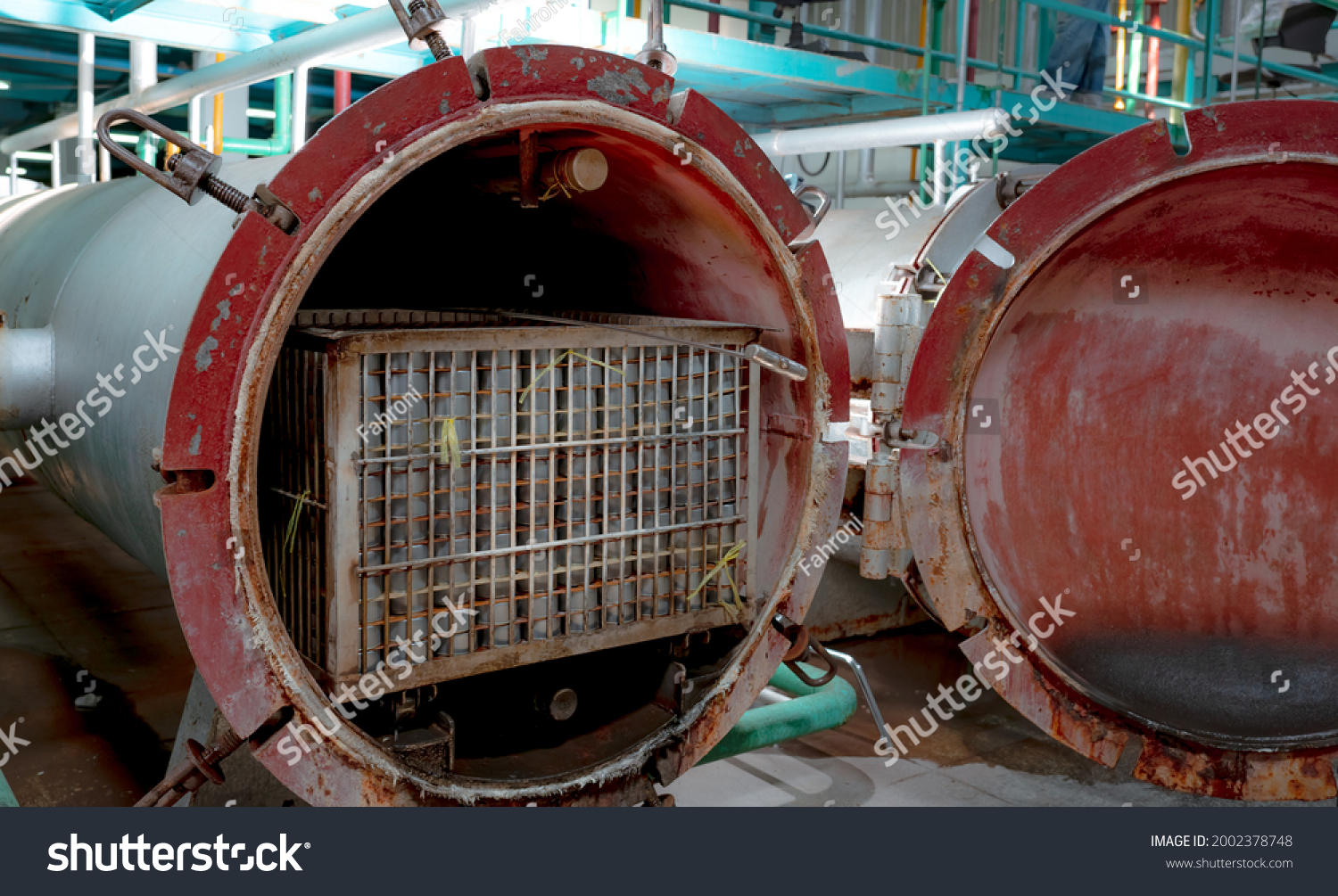 Highpressure Processing High Hydrostatic Pressure Machine Stock Photo ...