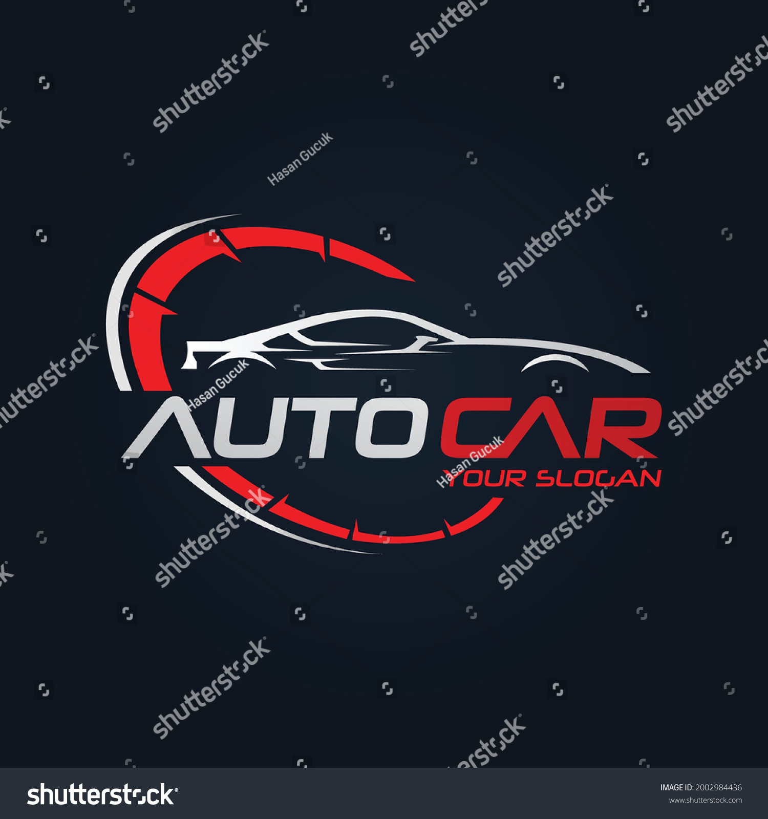 Car Garage Premium Concept Logo Design Stock Vector (Royalty Free ...