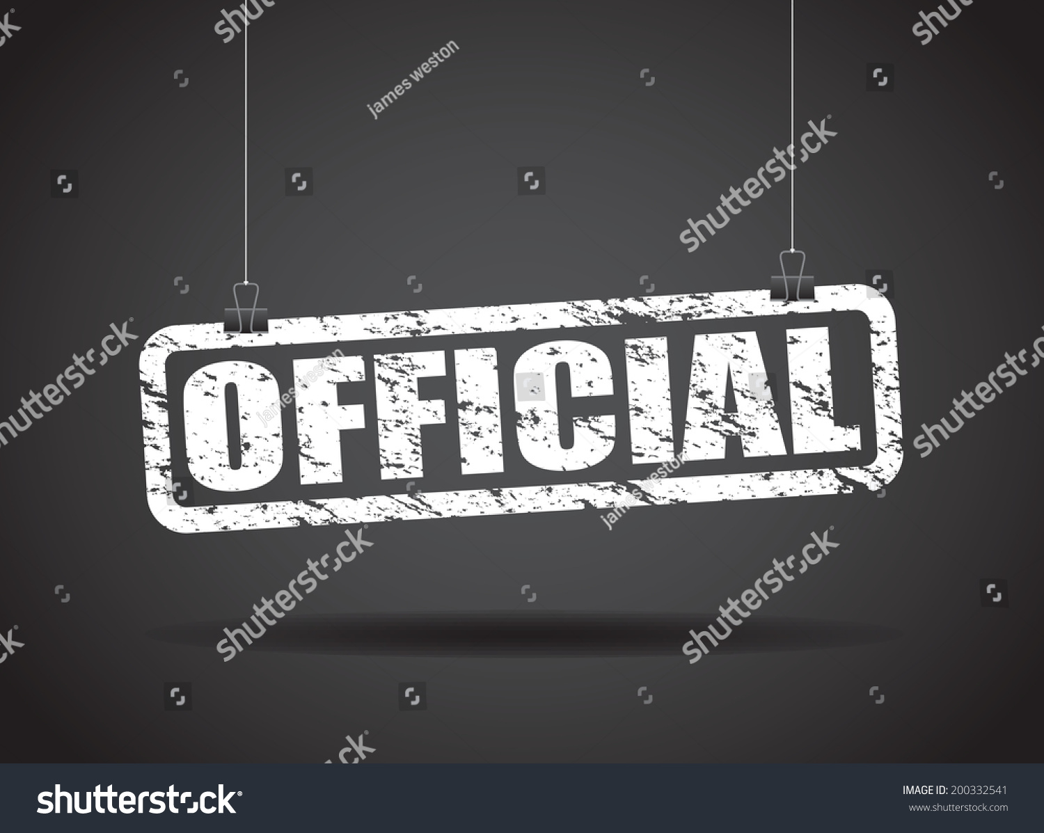 sign of official