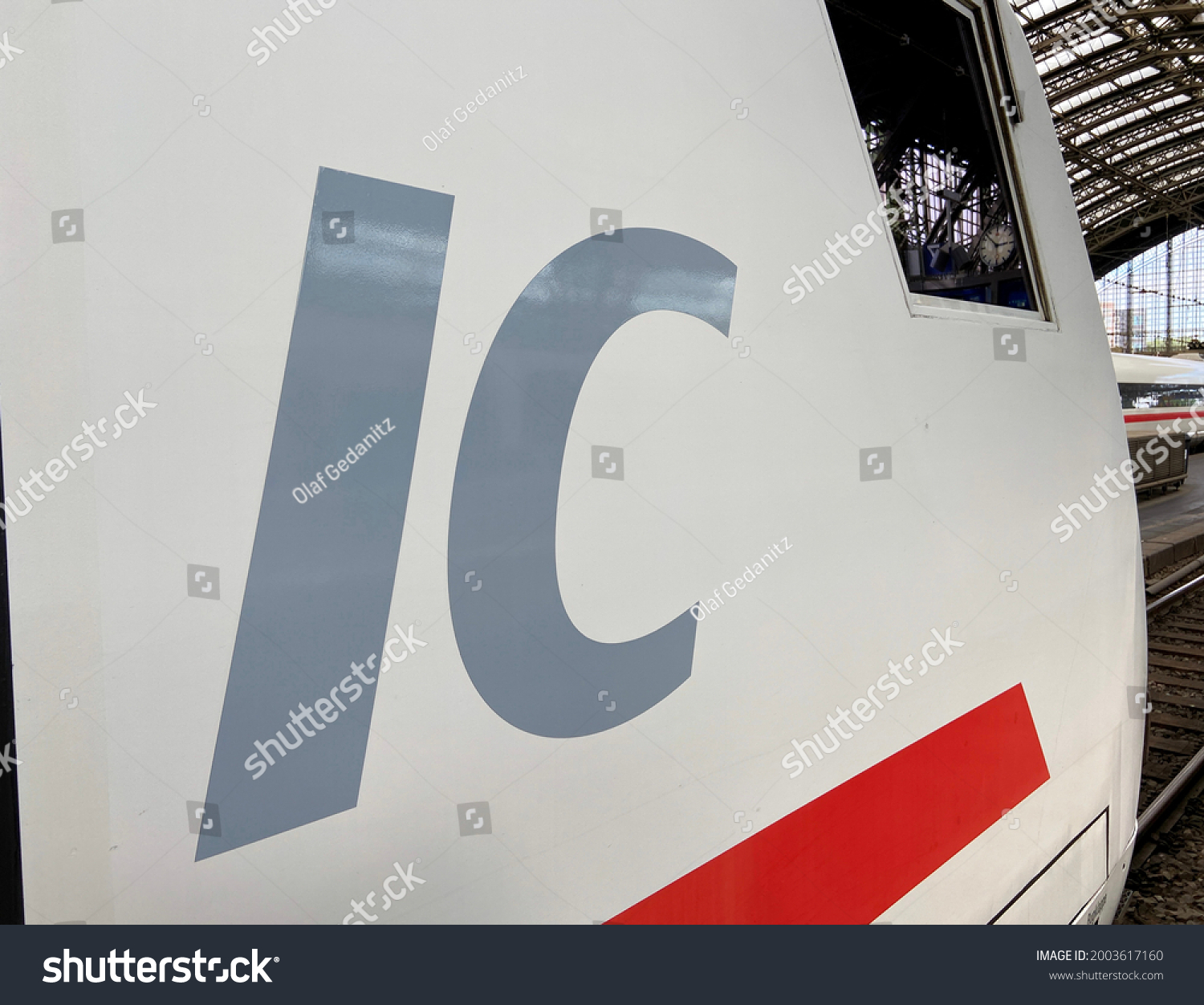 Logo Ic On Intercity Train Deutsche Stock Photo 2003617160 | Shutterstock