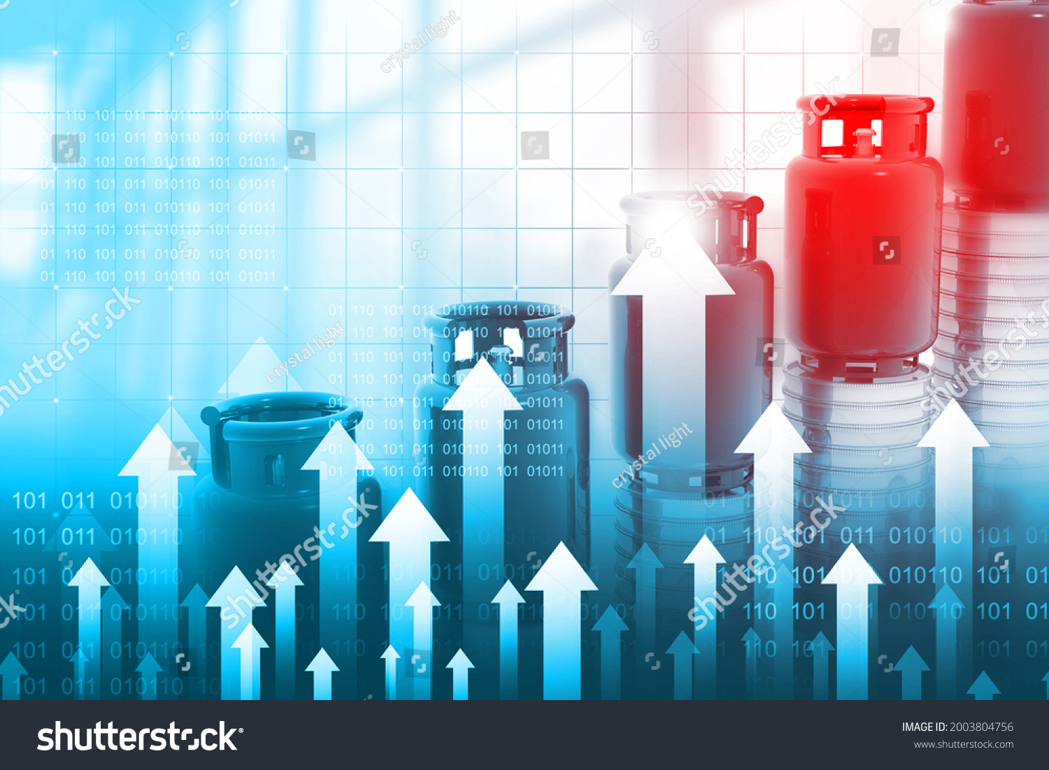 Economical Gas Price Chart 3d Illustration Stock Illustration ...