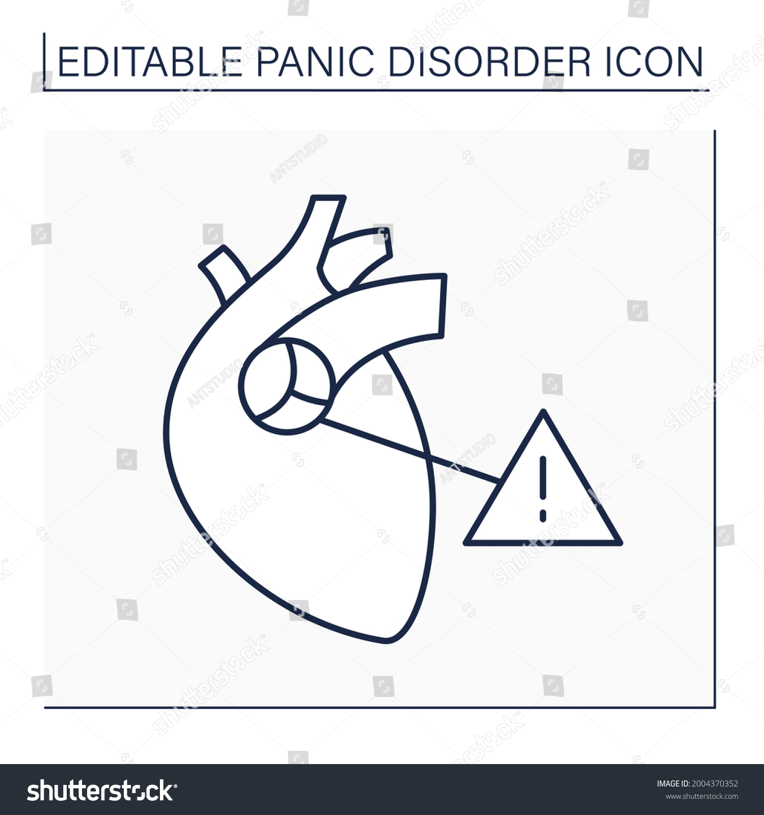 mitral-valve-prolapse-line-iconanxiety-symptoms-stock-vector-royalty