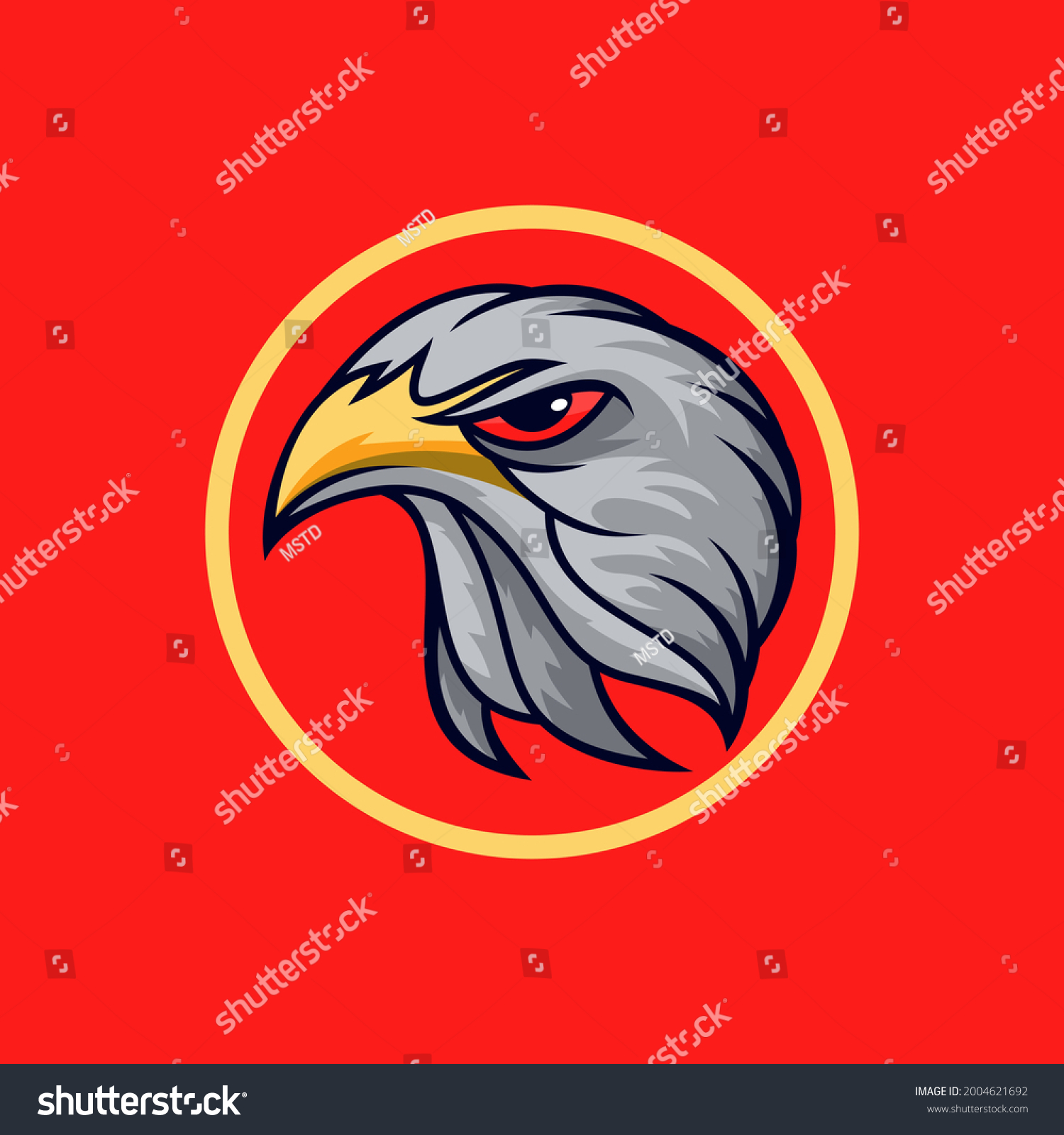 Animal Eagle Logo Design Vector Template Stock Vector (Royalty Free ...