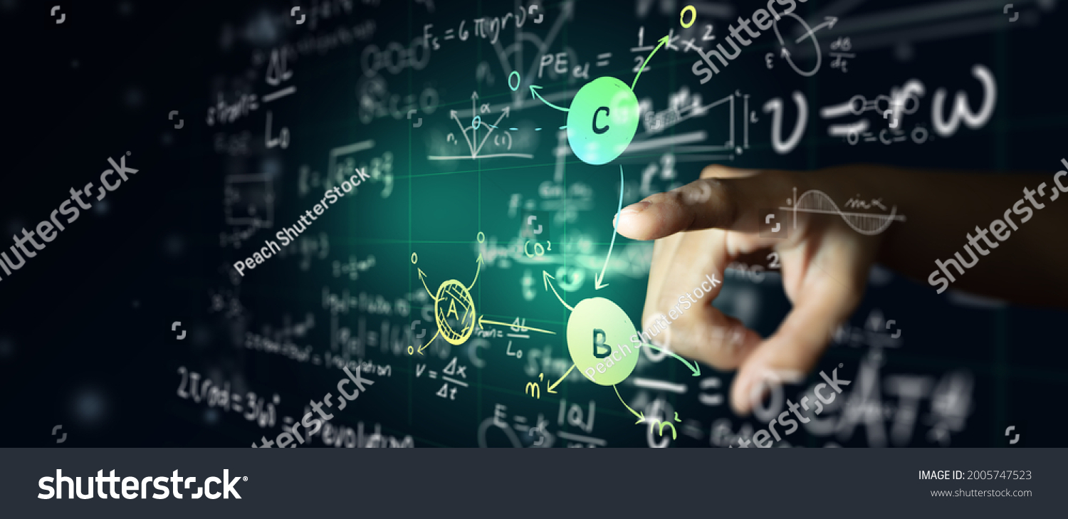 Hand On Science Formula Math Equation Stock Photo 2005747523 | Shutterstock