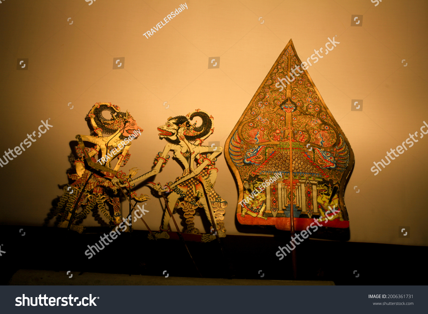 Stock Photo The Most Famous Indonesian Traditional Puppets Show In Museum Wayang Jakarta Indonesia 2006361731 