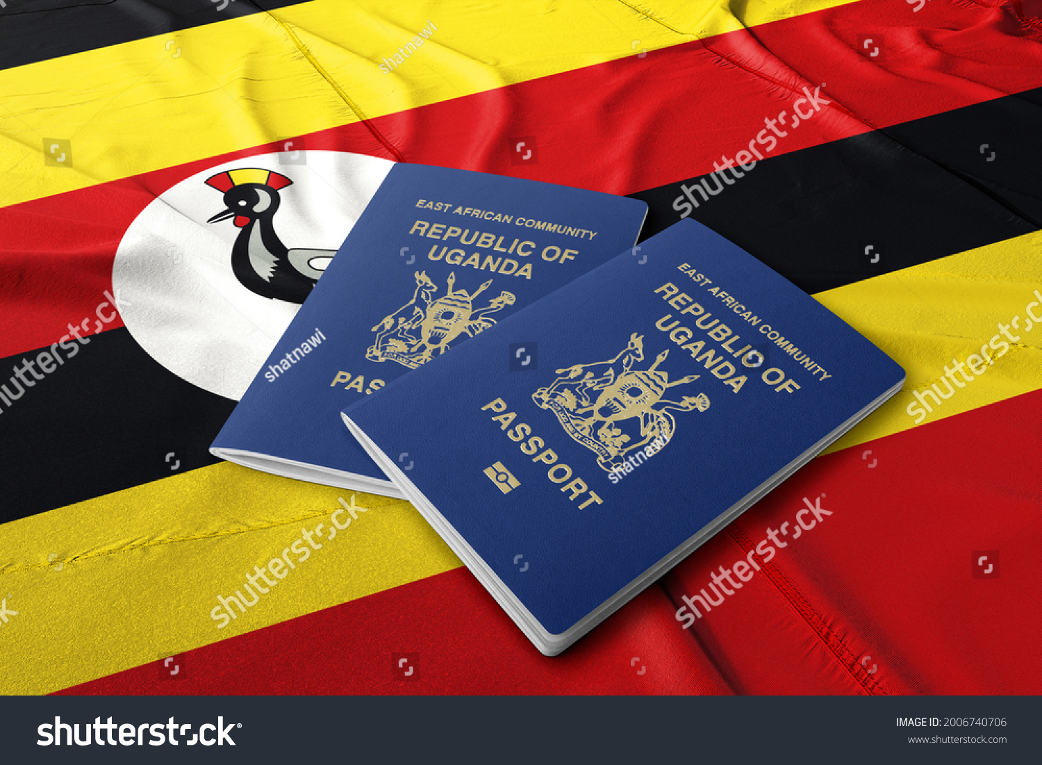 Uganda Passport Uganda Flag Citizenship By Stock Photo 2006740706 Uganda Passport Uganda Flag Citizenship By Stock Photo 2006740706
