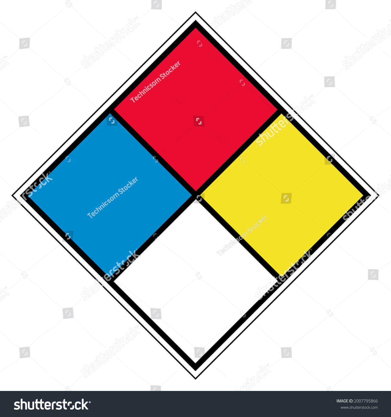 Nfpa Blank Symbol Sign Vector Illustration Stock Vector (Royalty Free ...