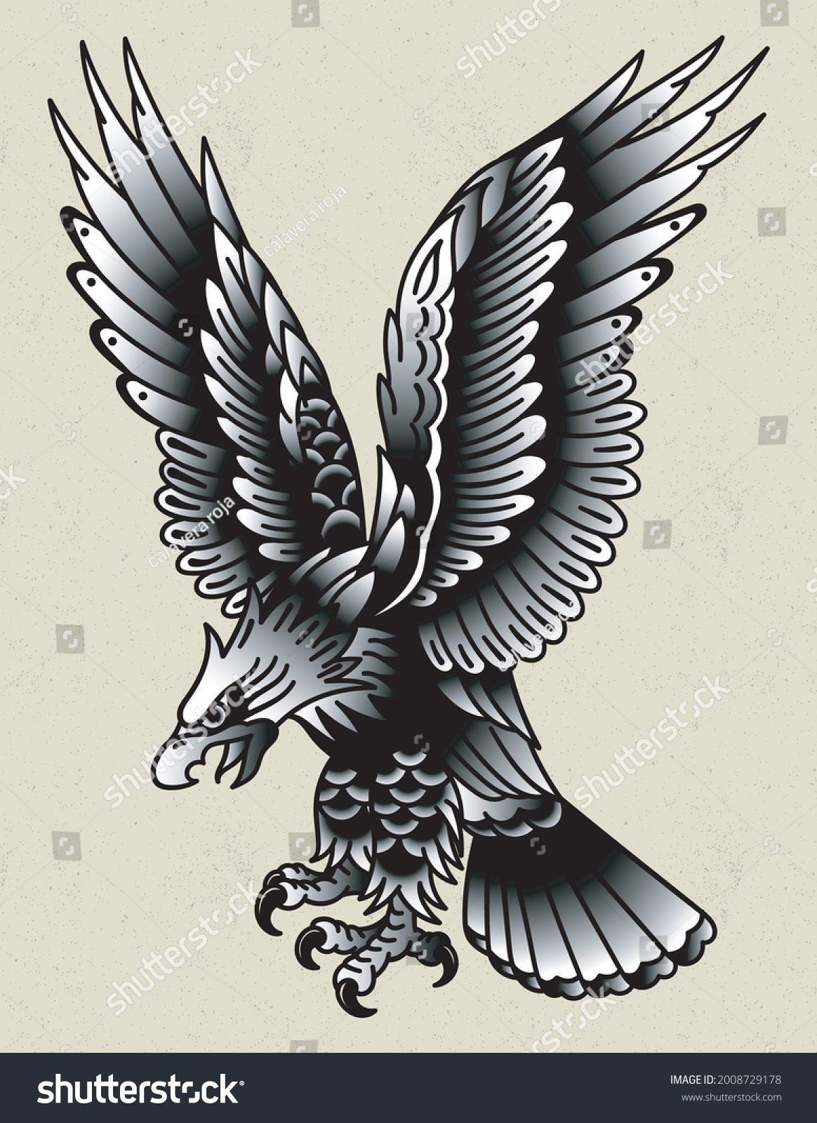 aguila tattoo traditional 