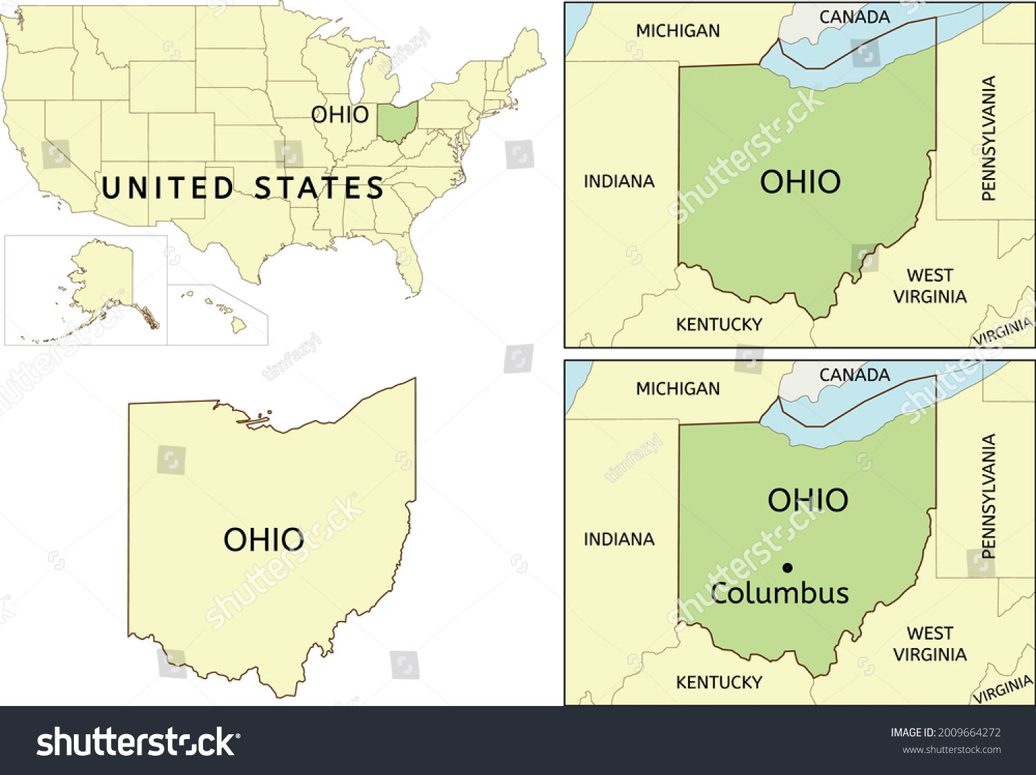 368 Ohio Pennsylvania Map Images, Stock Photos & Vectors | Shutterstock