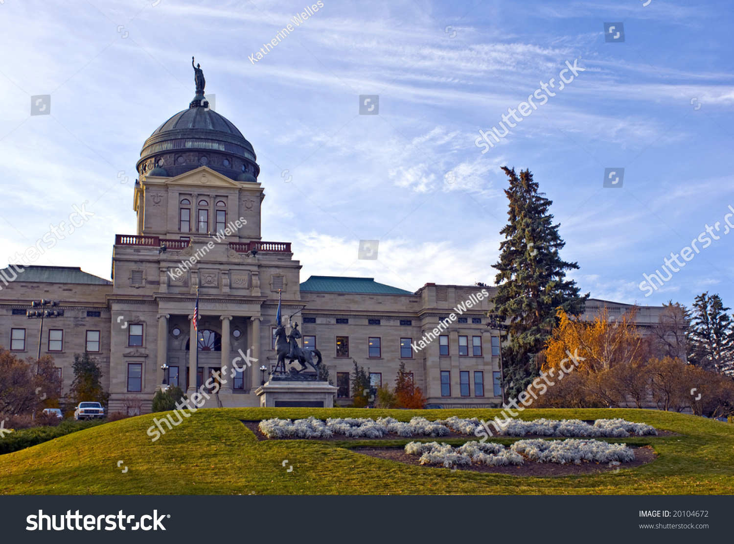 Montana State Capitol Building Downtown Helena Stock Photo 20104672 ...