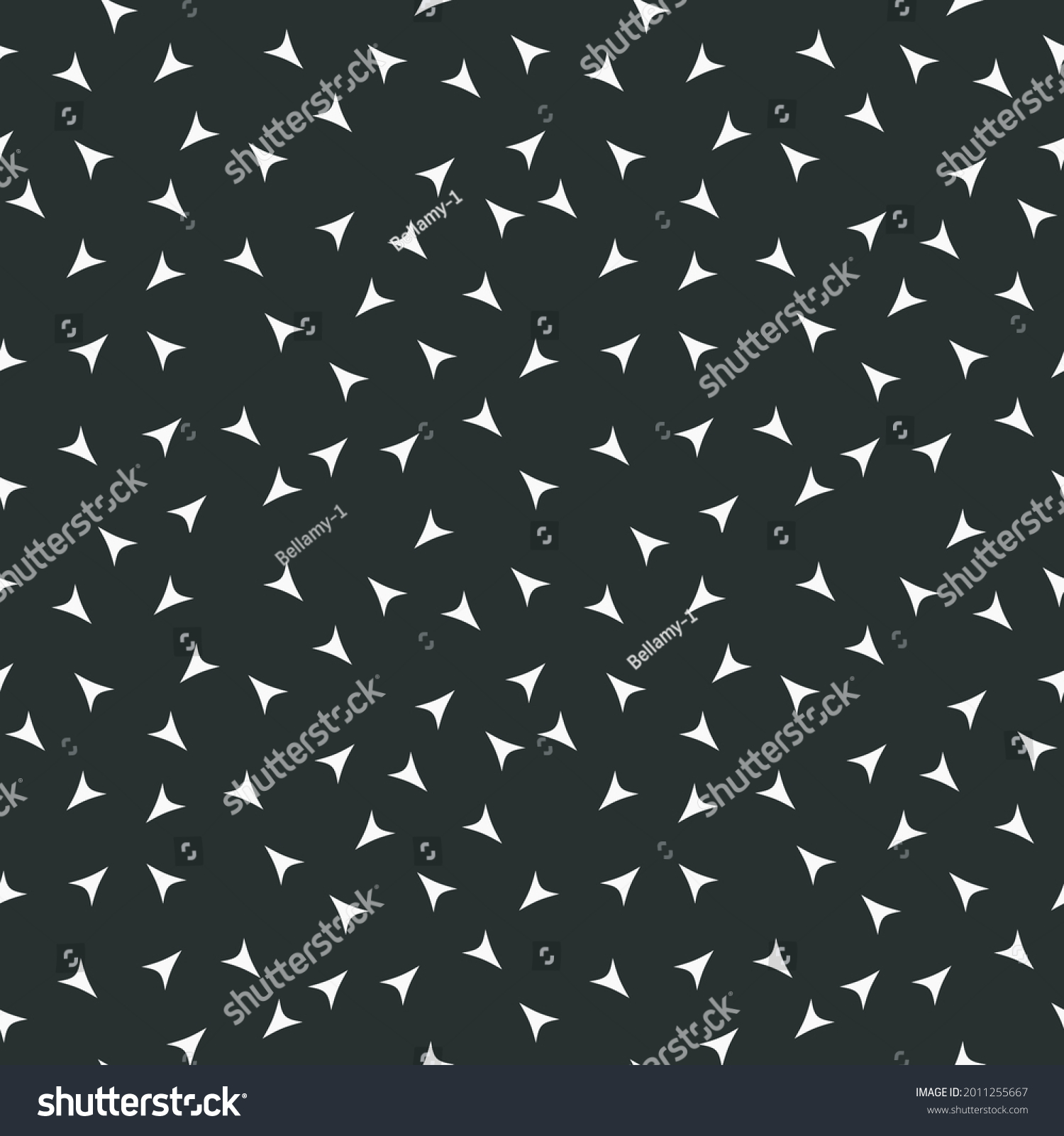 White Thorns Vector Black Background Seamless Stock Vector (Royalty ...