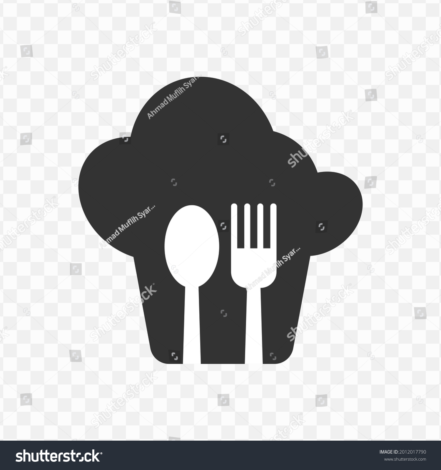 Transparent Kitchen Hat Icon Png Vector Stock Vector (Royalty Free ...