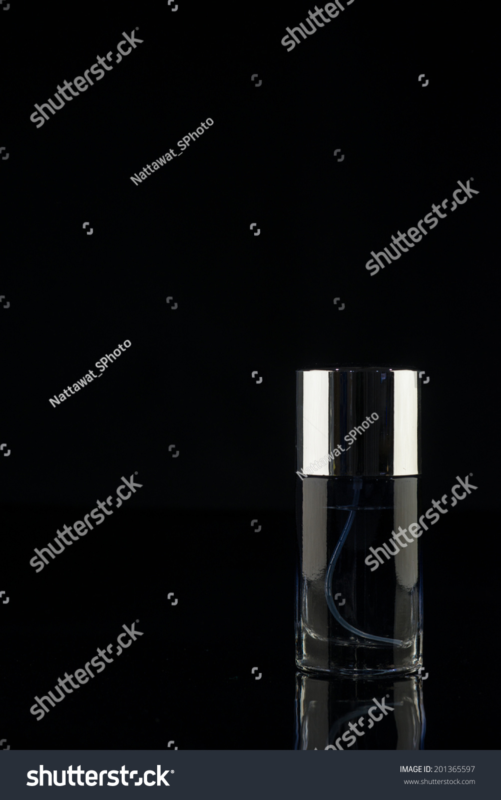 Perfume Bottle Black Background Stock Photo 201365597 | Shutterstock