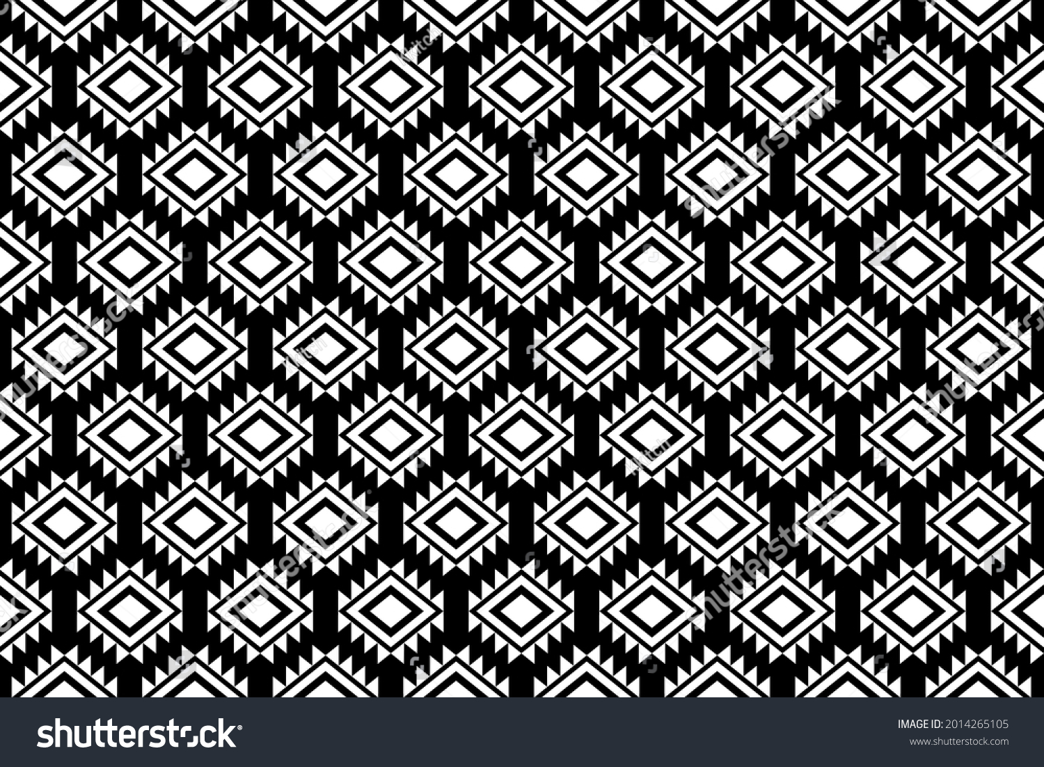 Oriental Ethnic Pattern Traditional Background Black Stock Vector ...