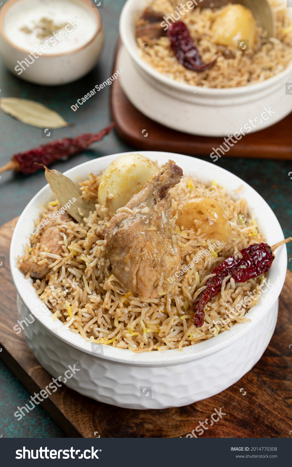 Chicken Biryani Authentic Style Indian Cuisine Stock Photo 2014770308   Stock Photo Chicken Biryani Authentic Style Indian Cuisine 2014770308 