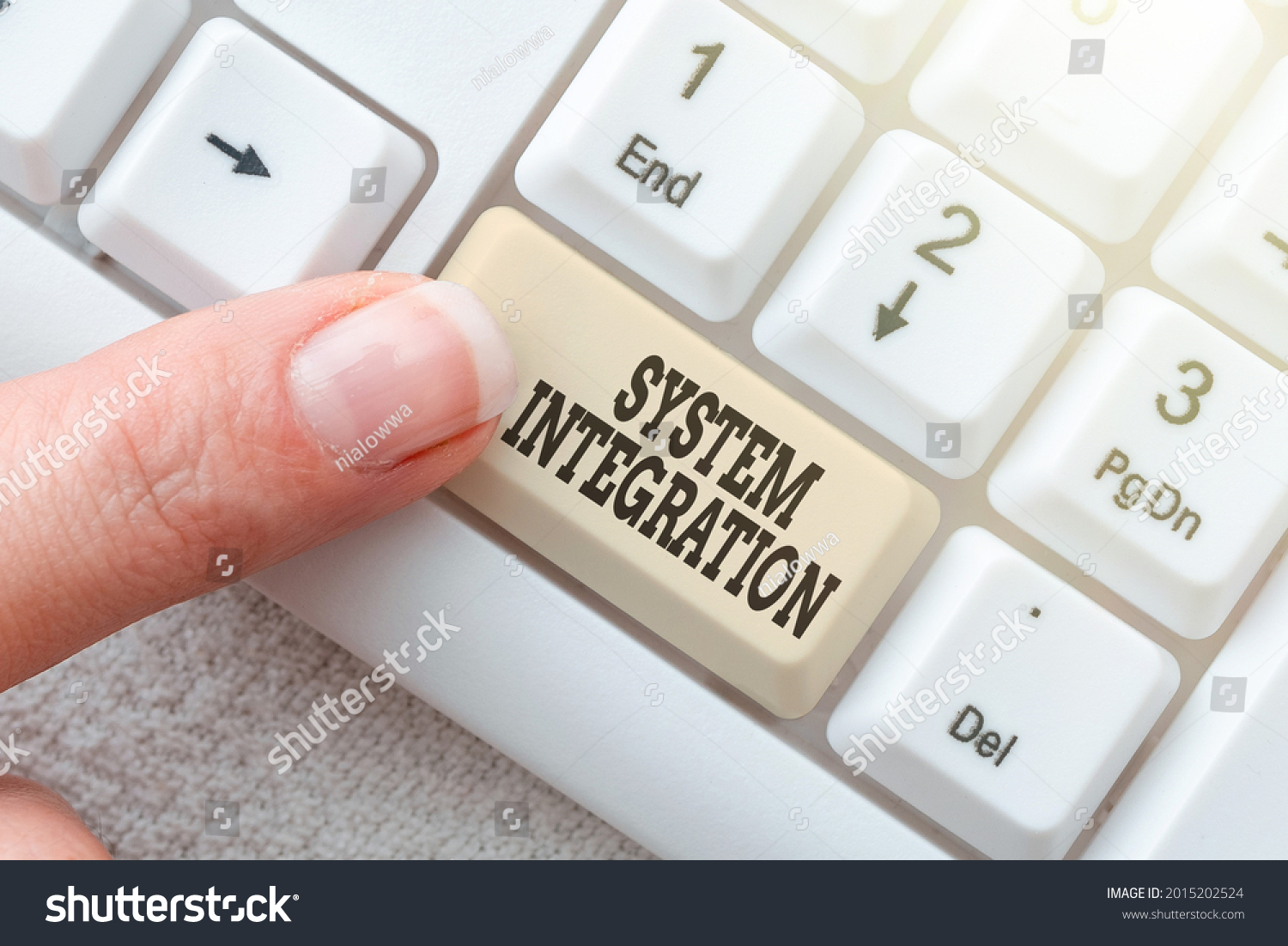 Inspiration Showing Sign System Integration Word Stock Photo 2015202524