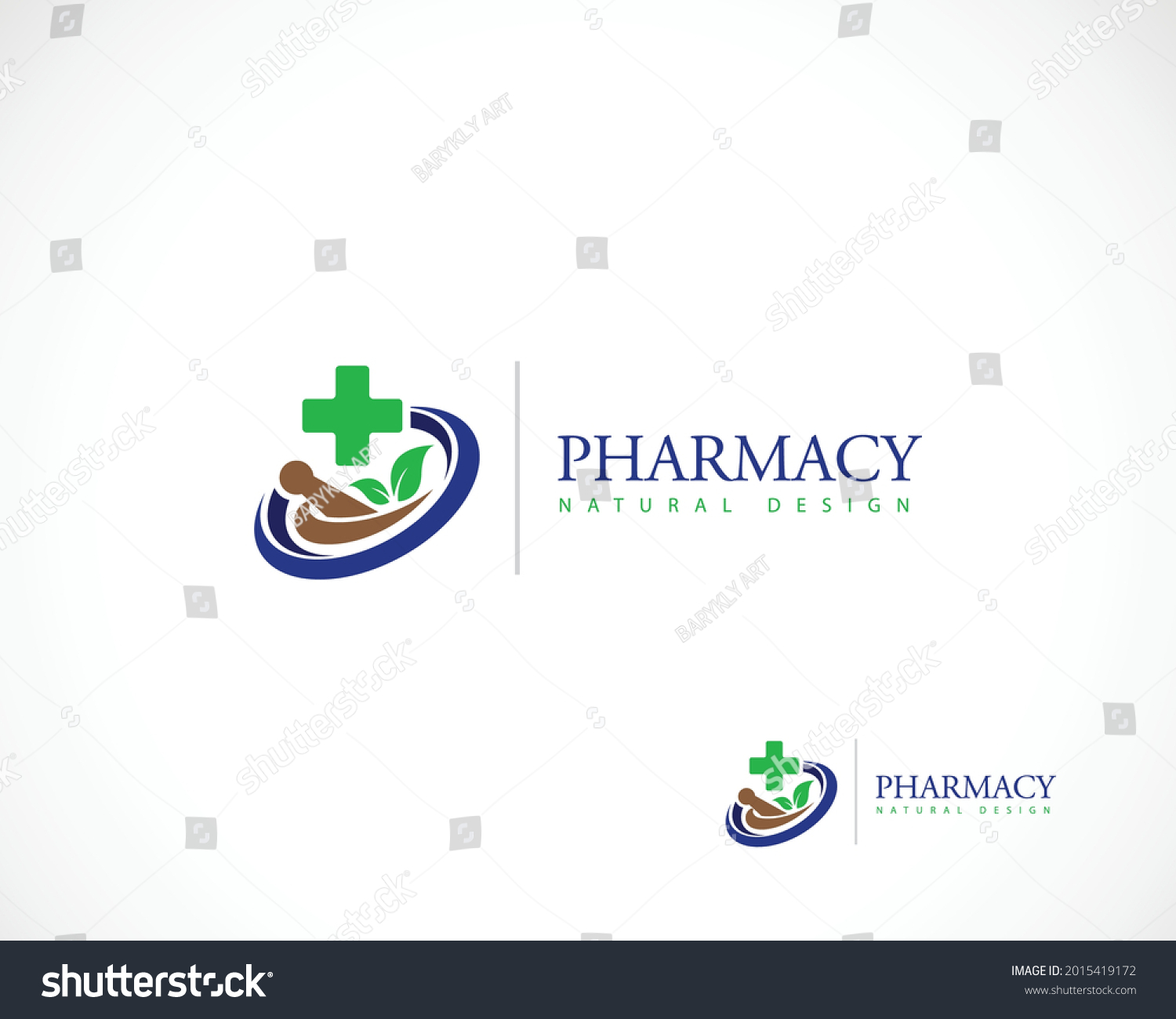 Pharmacy Logo Creative Sign Symbol Medical Stock Vector (Royalty Free ...