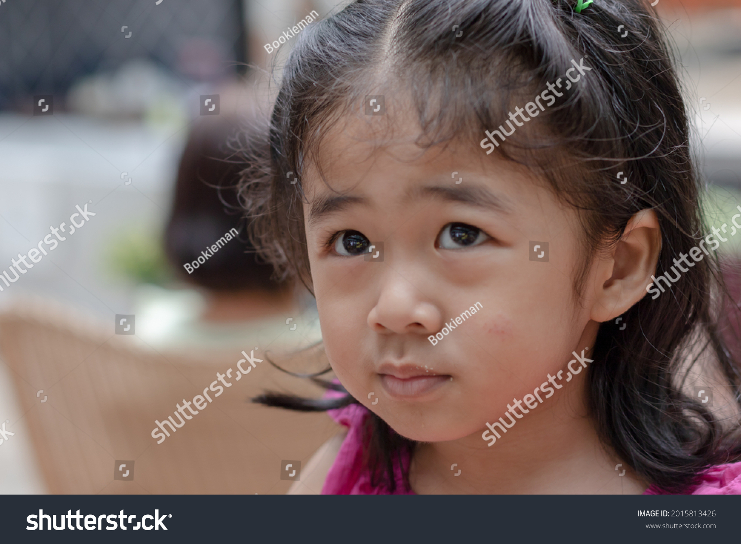 Asian Children Girl Looking Sad Have Stock Photo 2015813426 | Shutterstock