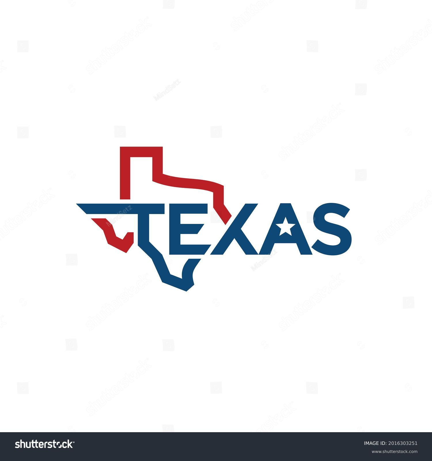 Texas Logo Design Lone Star Texas Stock Vector (Royalty Free ...