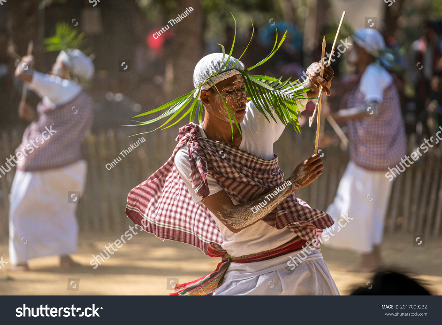 Pangba Dance This Traditional Dance Rabha Stock Photo 2017009232 ...