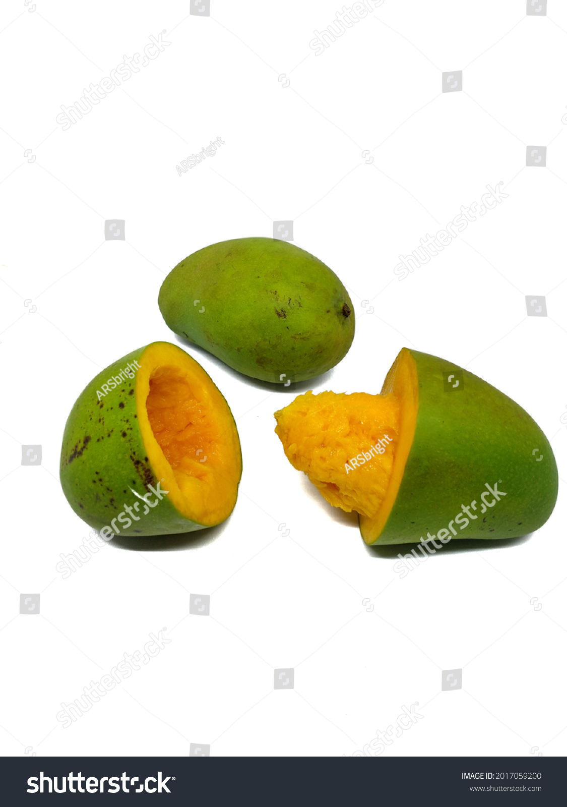 Mango Cut Half Mango Fruit Cut Stock Photo 2017059200 | Shutterstock