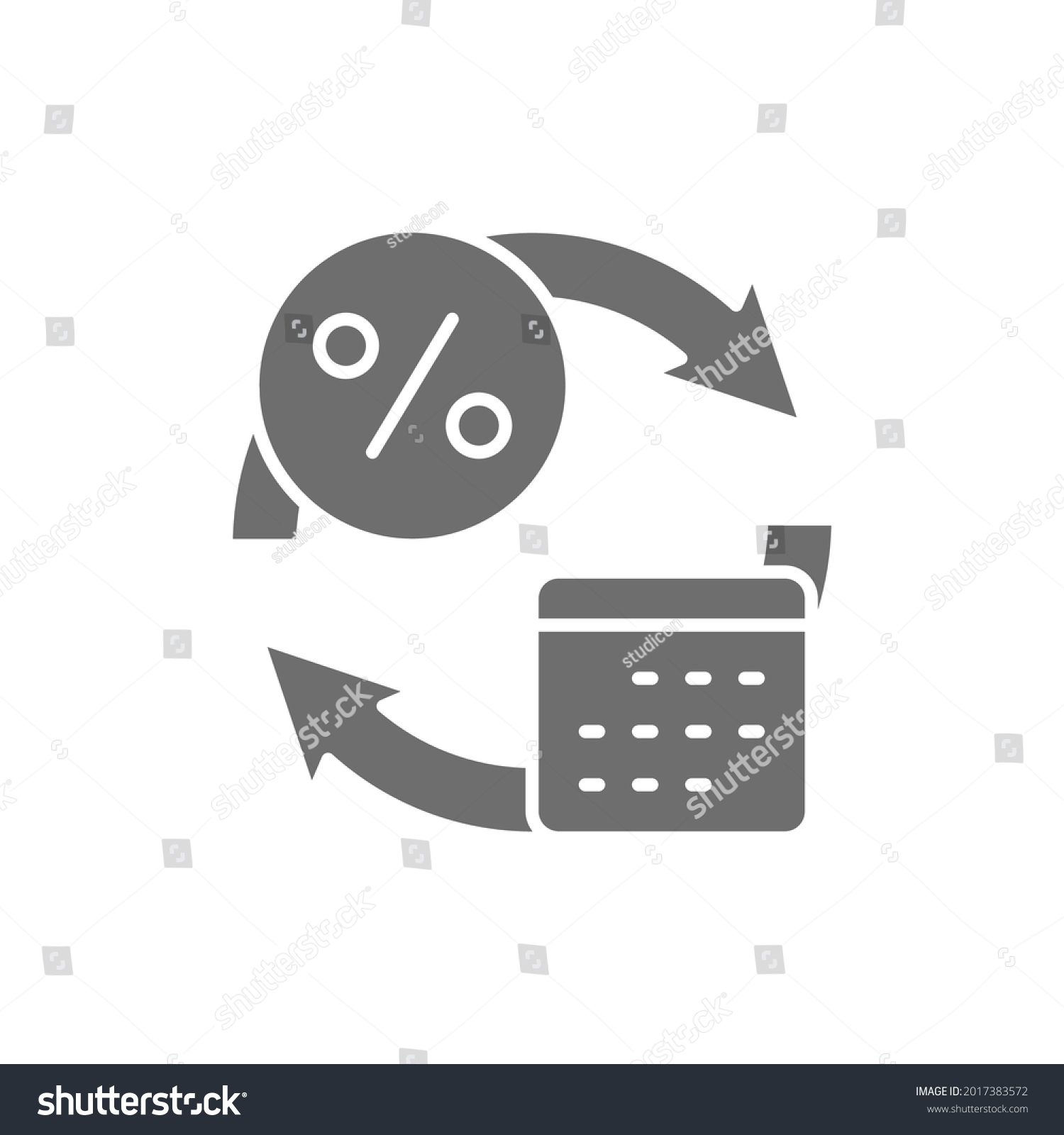 Vector Loan Repayment Calendar Days Grey Stock Vector (Royalty Free Vector Loan Repayment Calendar Days Grey Stock Vector (Royalty Free