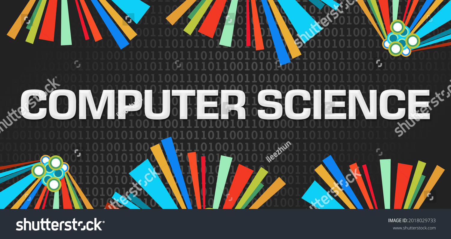 Computer Science Text Written Over Dark Stock Illustration 2018029733 ...