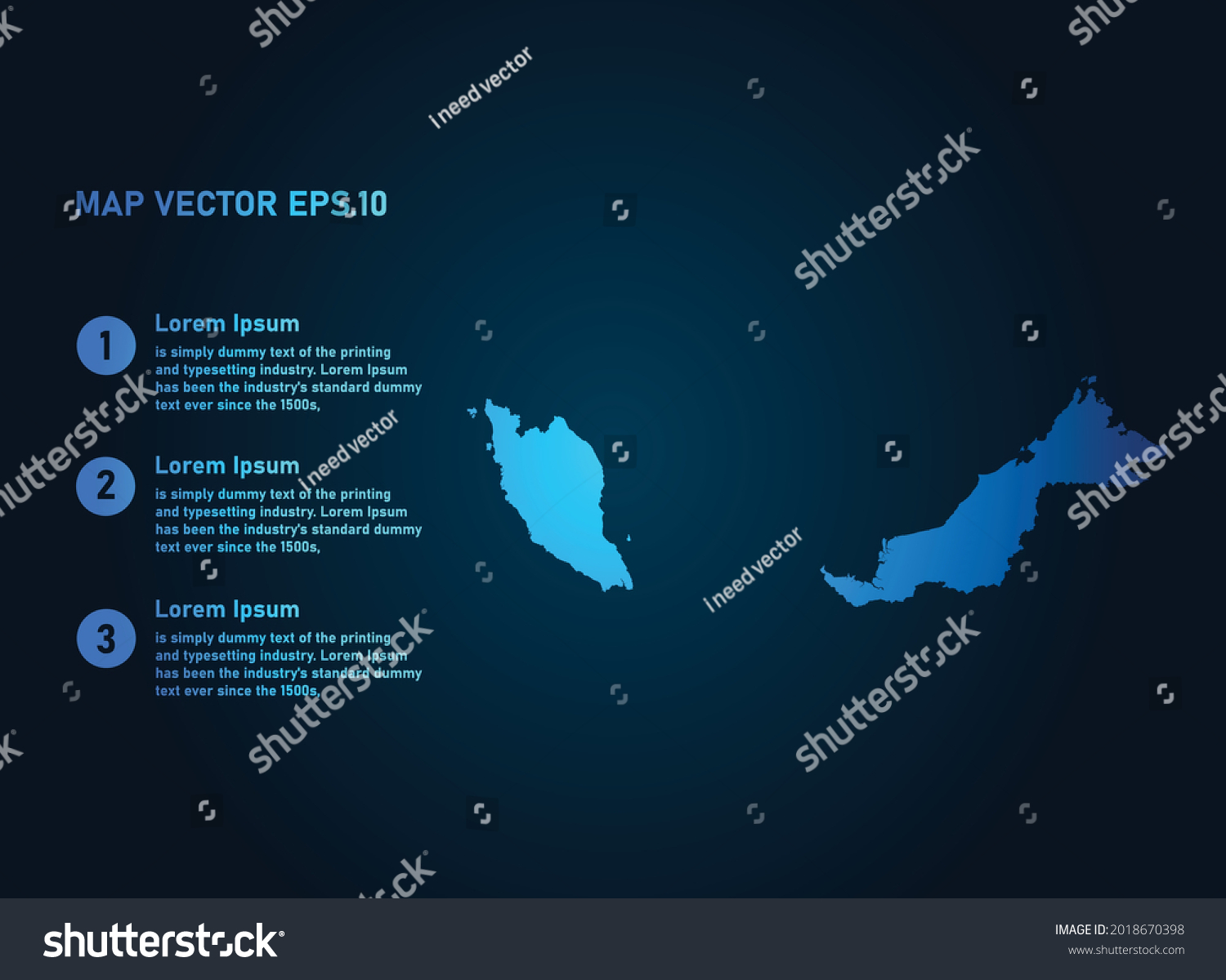 Malaysia Map Infographic Style On Dark Stock Vector Royalty Free   Stock Vector Malaysia Map Infographic Style On Dark Background With Map World Wire Frame D Mesh Map D 2018670398 