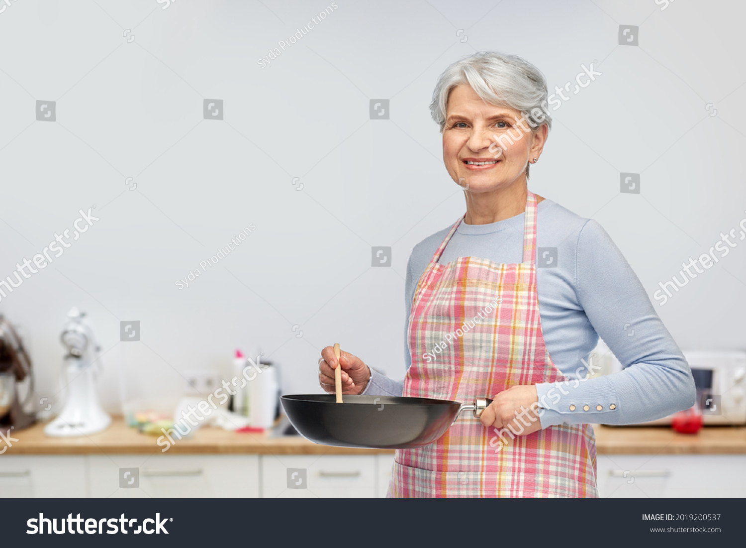 Food Cooking Culinary Old People Concept Stock Photo 2019200537 ...