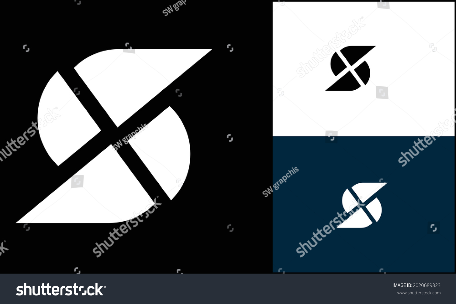 Sx Xs Abstract Letters Logo Monogram Stock Vector Royalty Free 2020689323 Shutterstock 5689