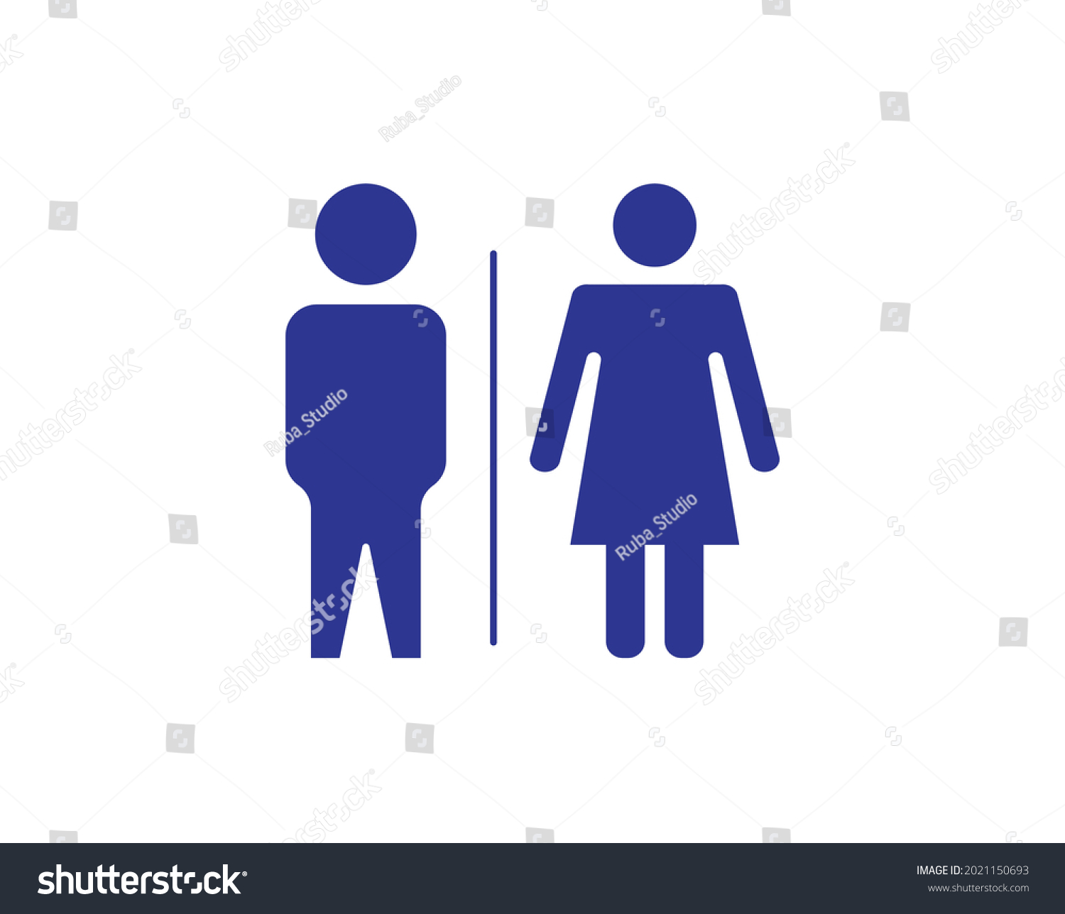 Girls Boys Restroom Sign Men Women Stock Vector (Royalty Free ...