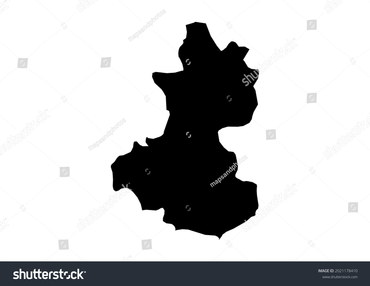 Fully Editable Detailed Vector Map Lempiradepartamento Stock Vector ...