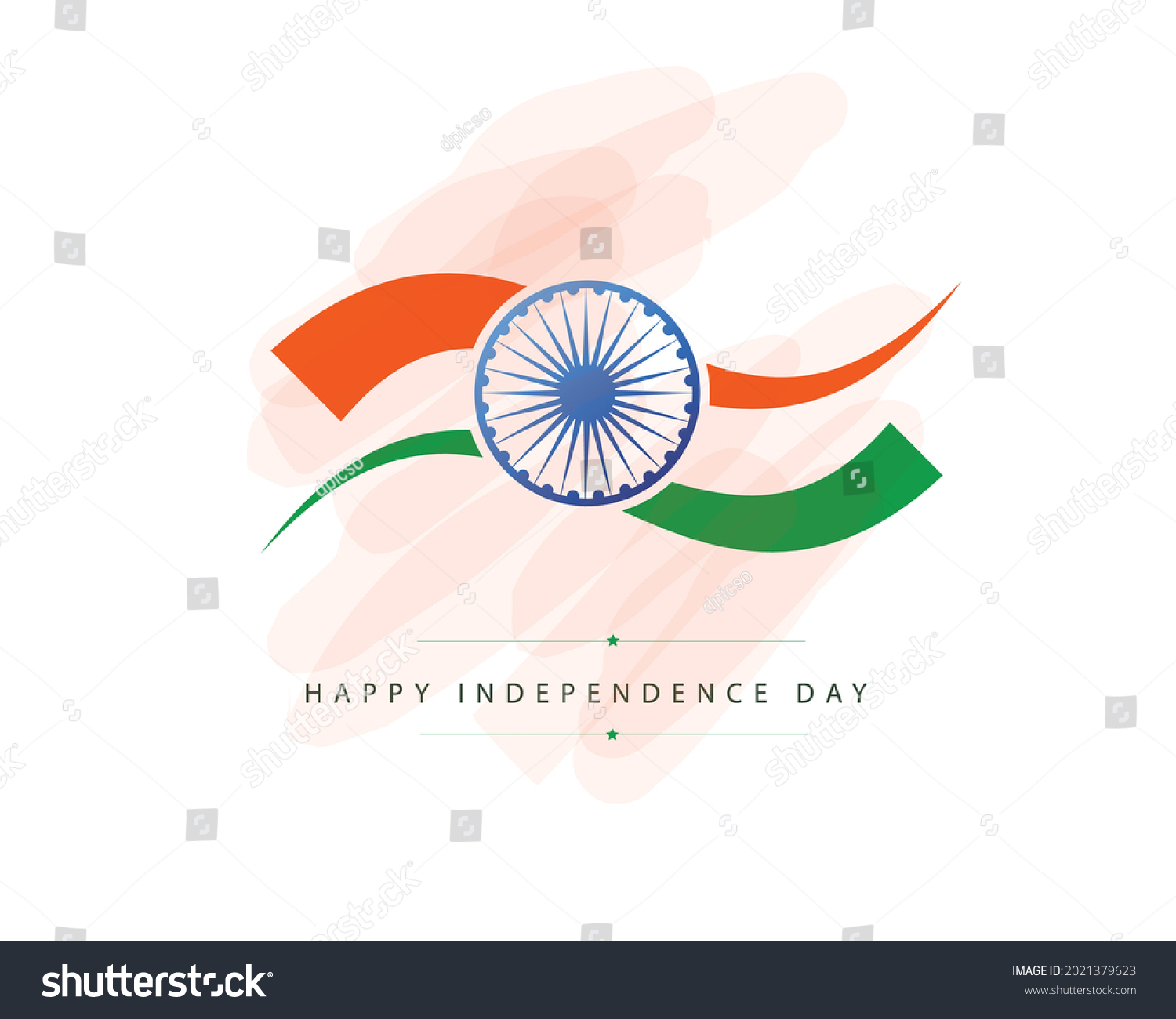 2021 India Independence Day Independence Day Stock Vector (Royalty Free ...