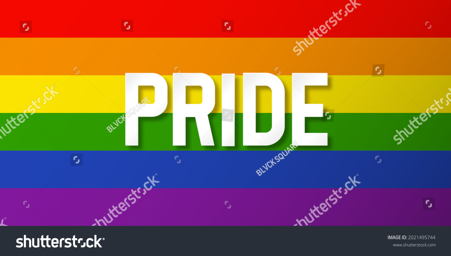 Pride Illustration Rainbow Flag Background White Stock Illustration ...