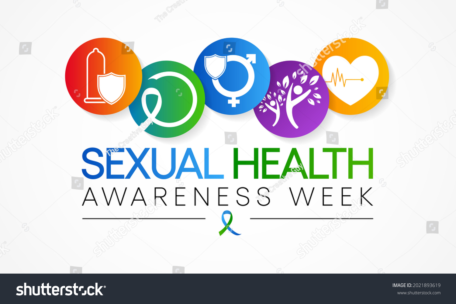 Vektor Stok Sexual Health Awareness Week Observed Every Tanpa Royalti