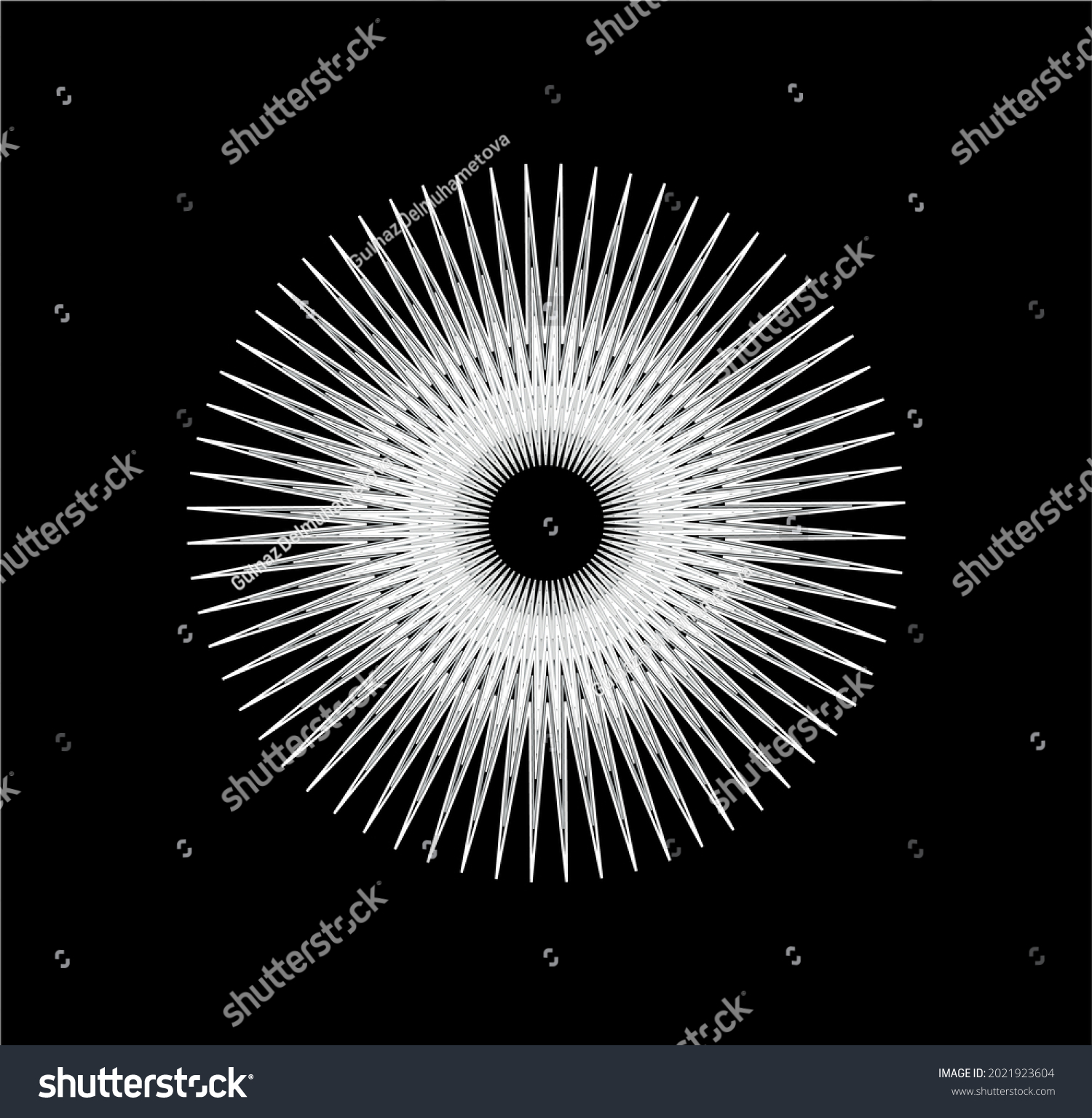 Rotating Sun Night Revolving Circle Stock Vector (Royalty Free ...