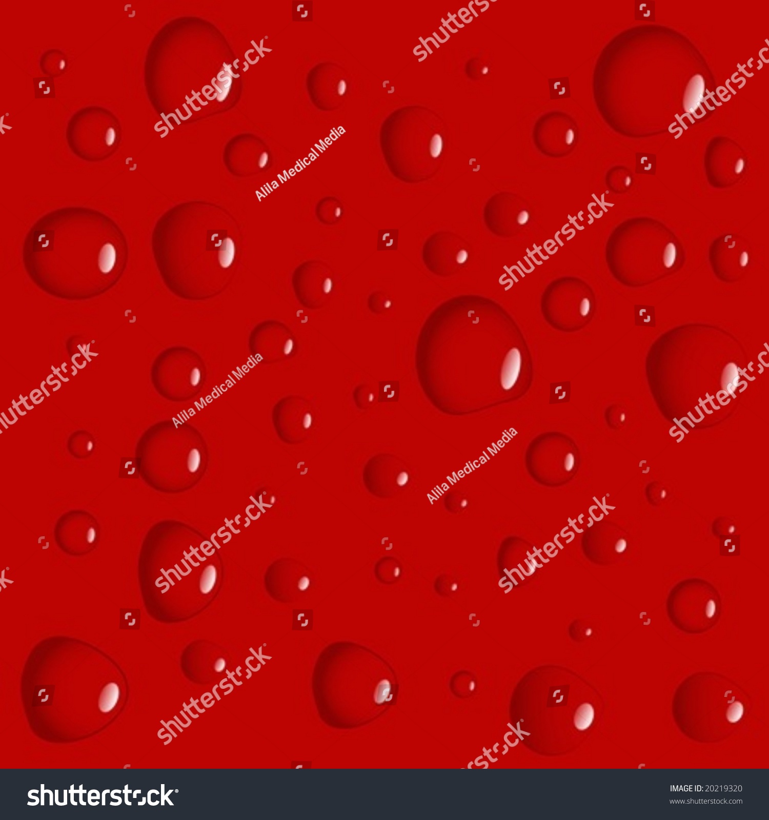 Red Water Drop Background Vector Stock Vector (Royalty Free) 20219320 ...