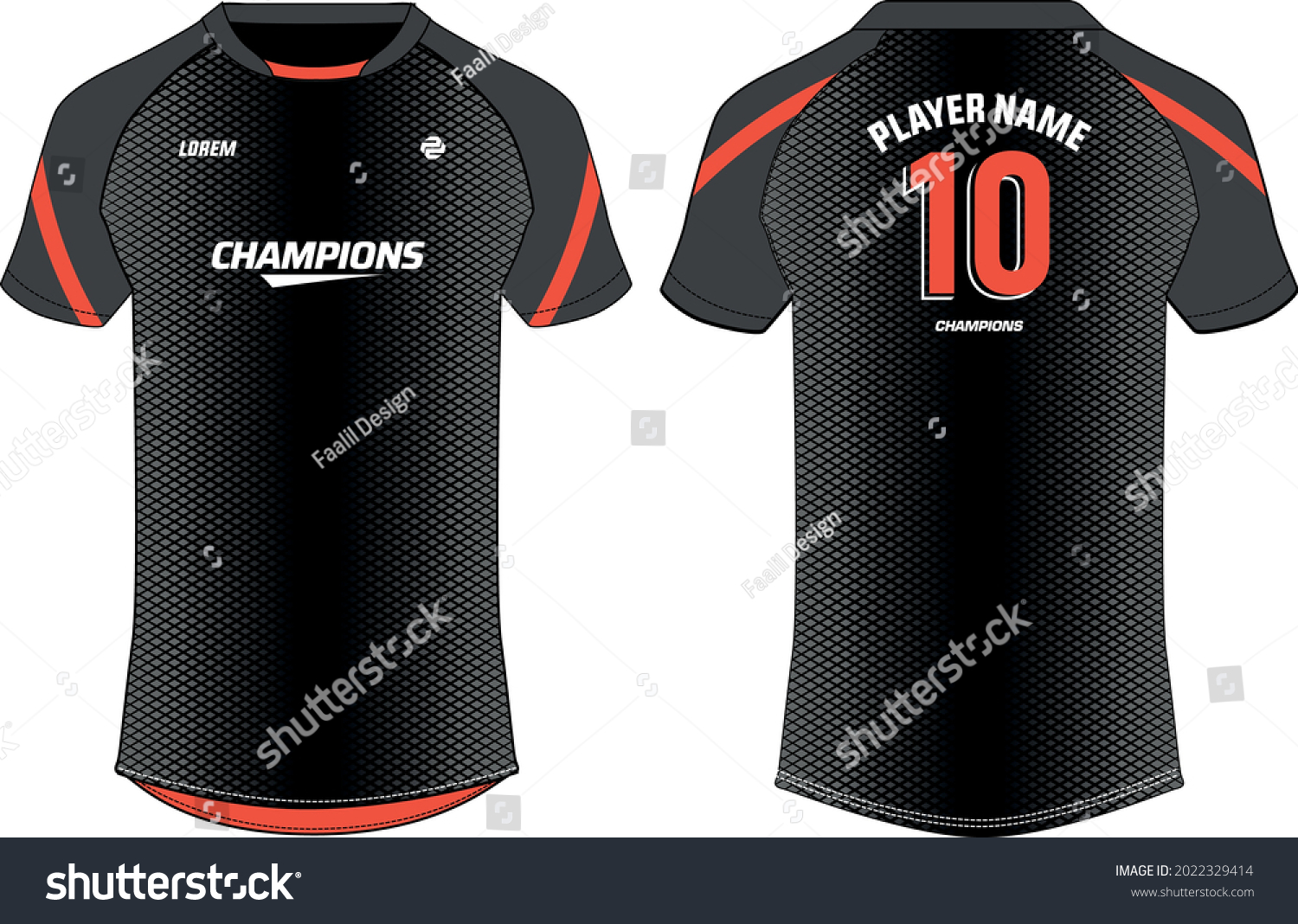 Sports Jersey T Shirt Design Concept Stock Vector (Royalty Free ...