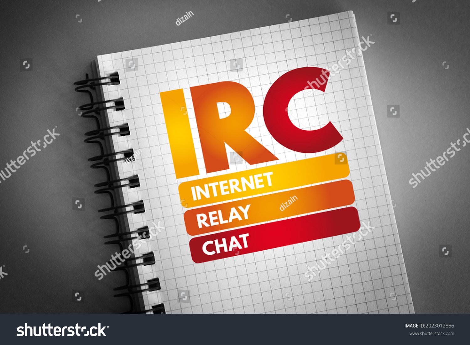 Irc Relay Chat Textbased Chat Stock Photo 2023012856