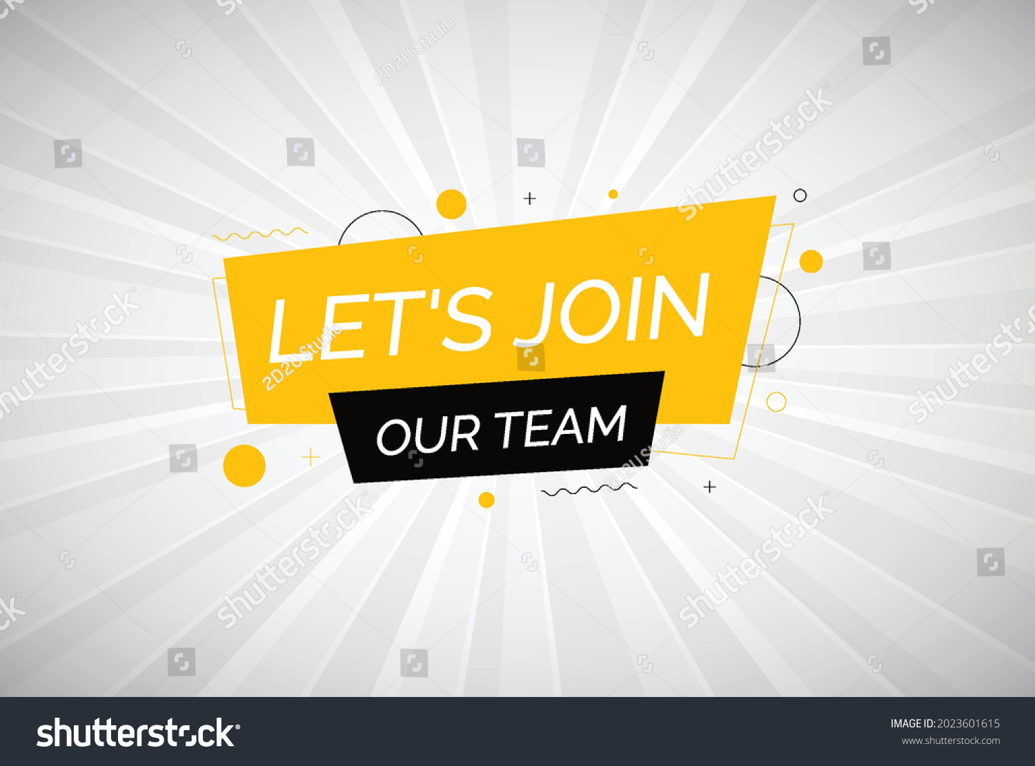 Join Our Team Vector Design Job Stock Vector (royalty Free) 2023601615 