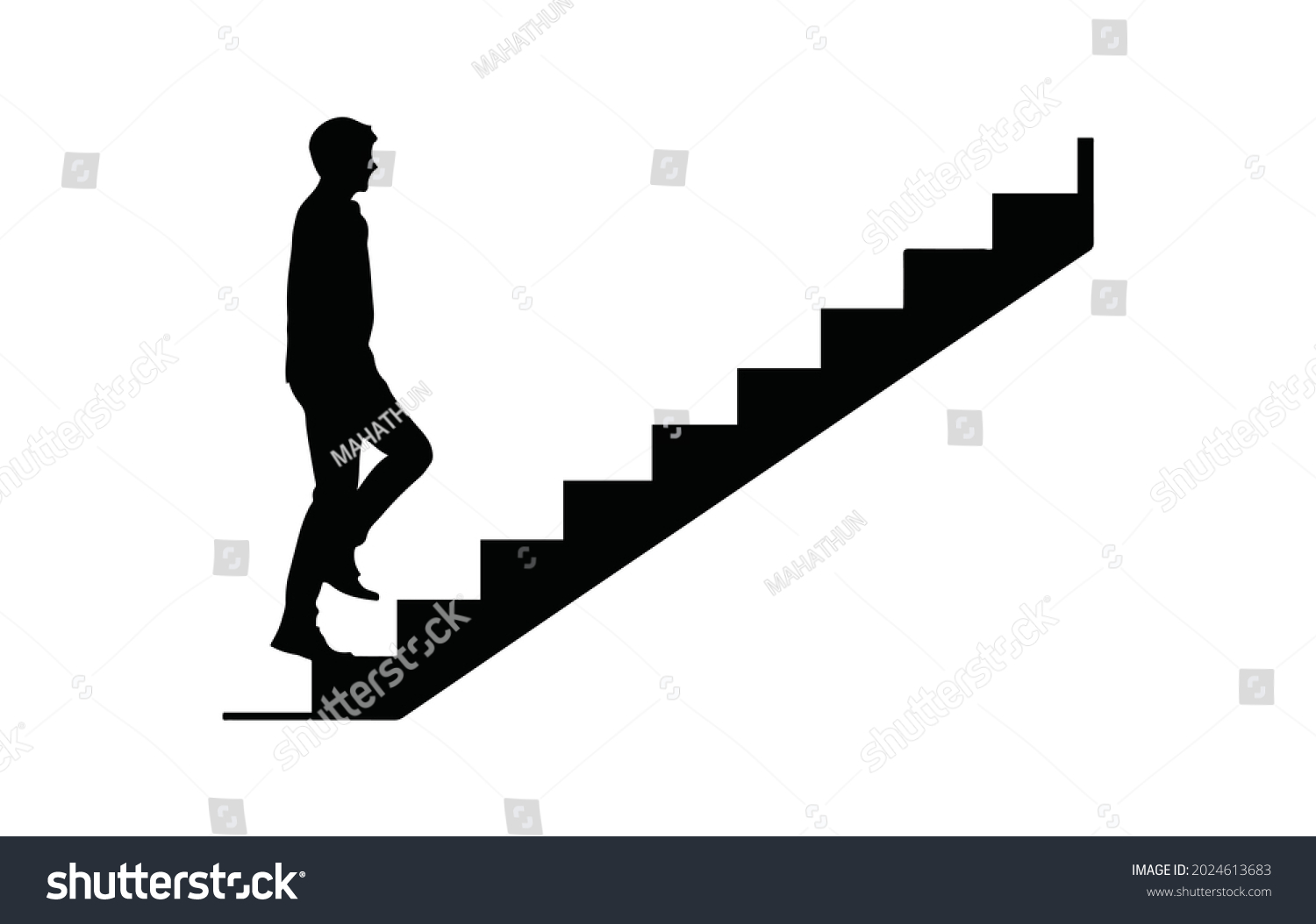 Лестница без фона