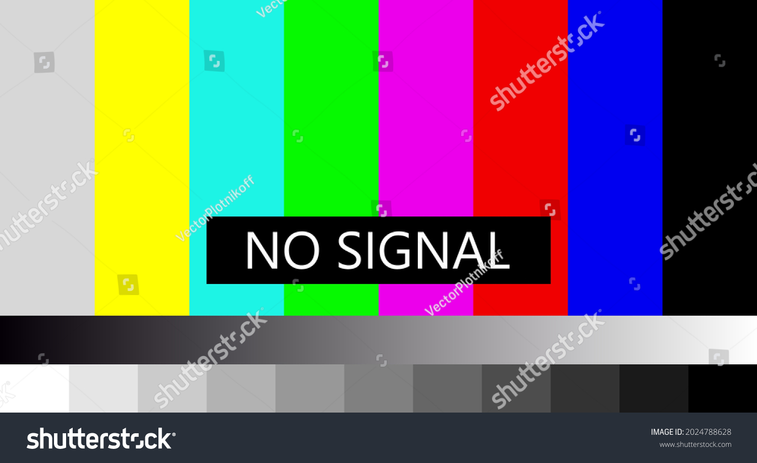 no-tv-signal-not-getting-signal-stock-vector-royalty-free-2024788628