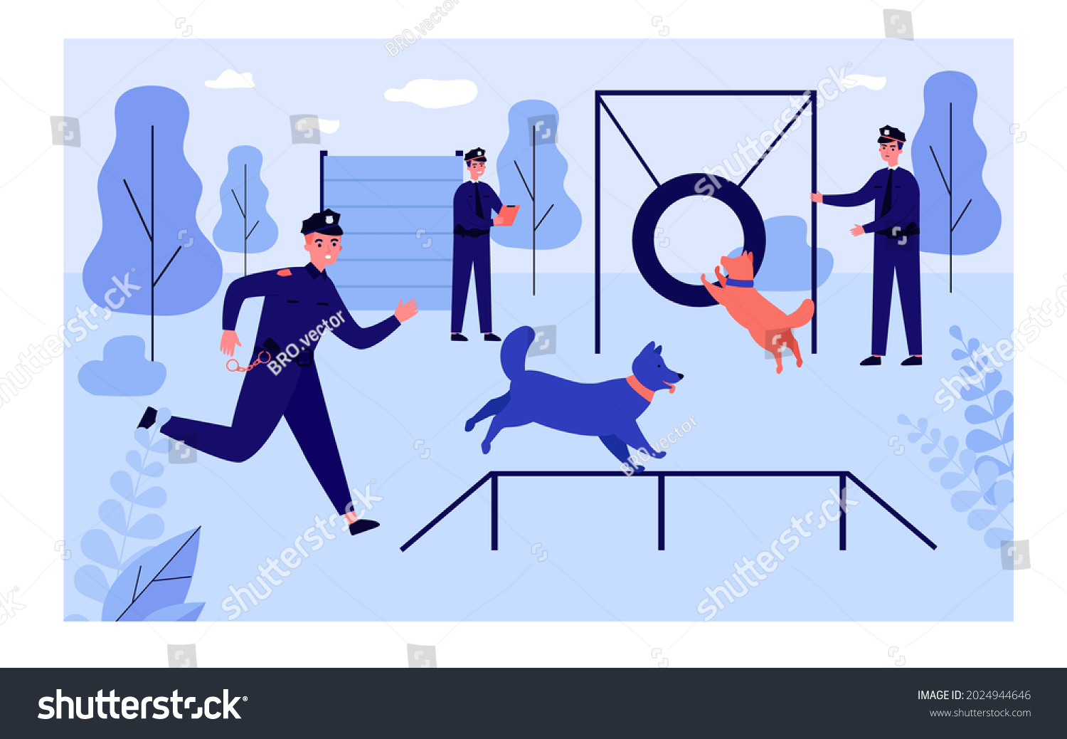 police obstacle training