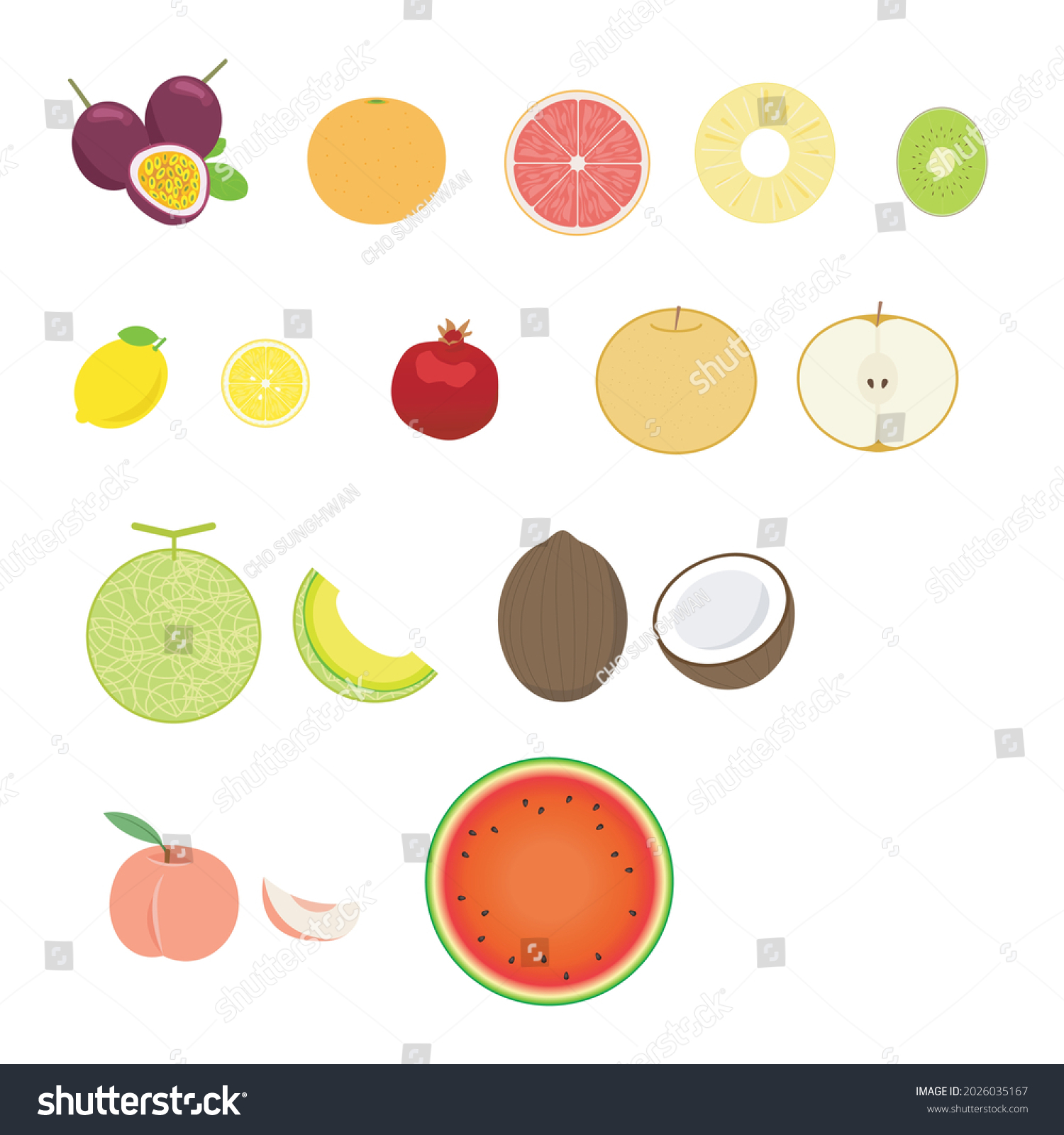 Expressing Various Fruits Vector Stock Vector (Royalty Free) 2026035167 ...