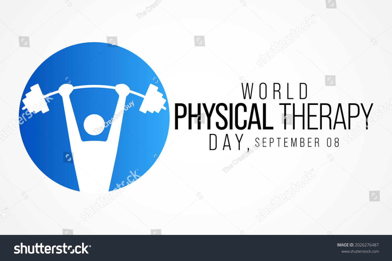 Physical Therapy Day Observed Every Year Stock Vector (Royalty Free ...